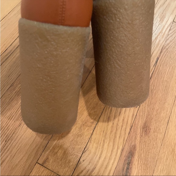 Stella McCartney Skyla Chunky Platform Ankle Boots Tan sz 39 - Picture 7 of 8